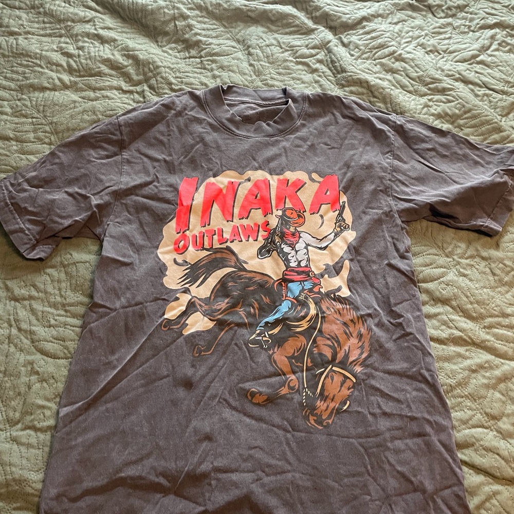 Inaka Power Red and Black Outlaws Tee